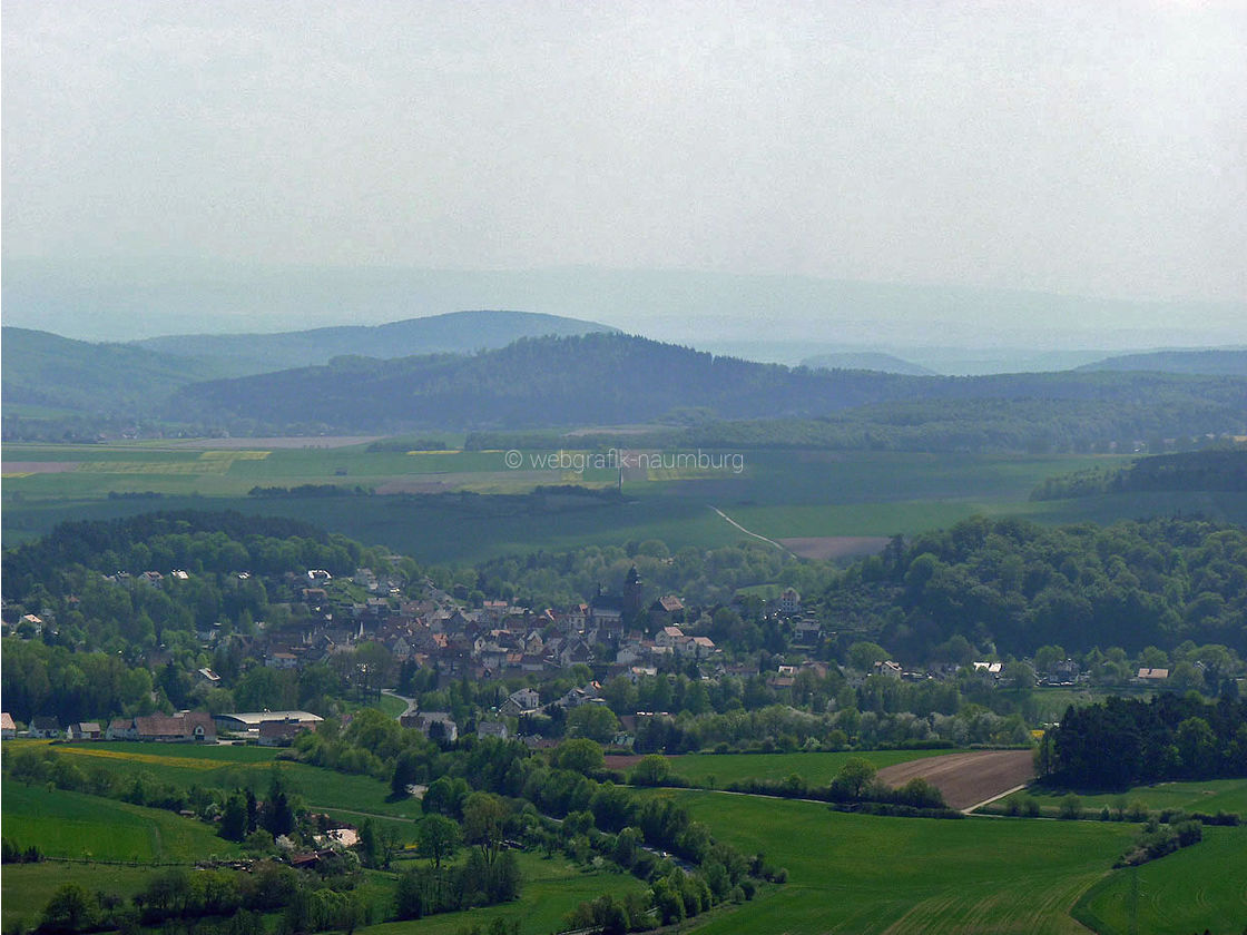 Die Weidelsburg bei Naumburg (Foto: Karl-Franz Thiede)